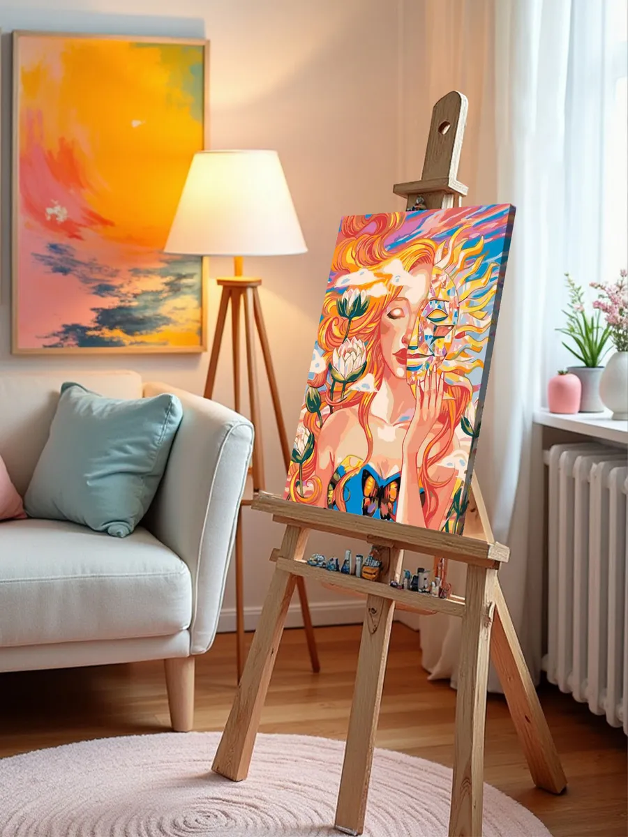 Картина по номерам «Таро, эзотерика: женская энергия, солнце» — картинка 10