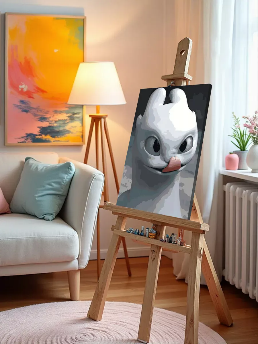 Картина по номерам «Как приручить дракона: дневная фурия» — картинка 9