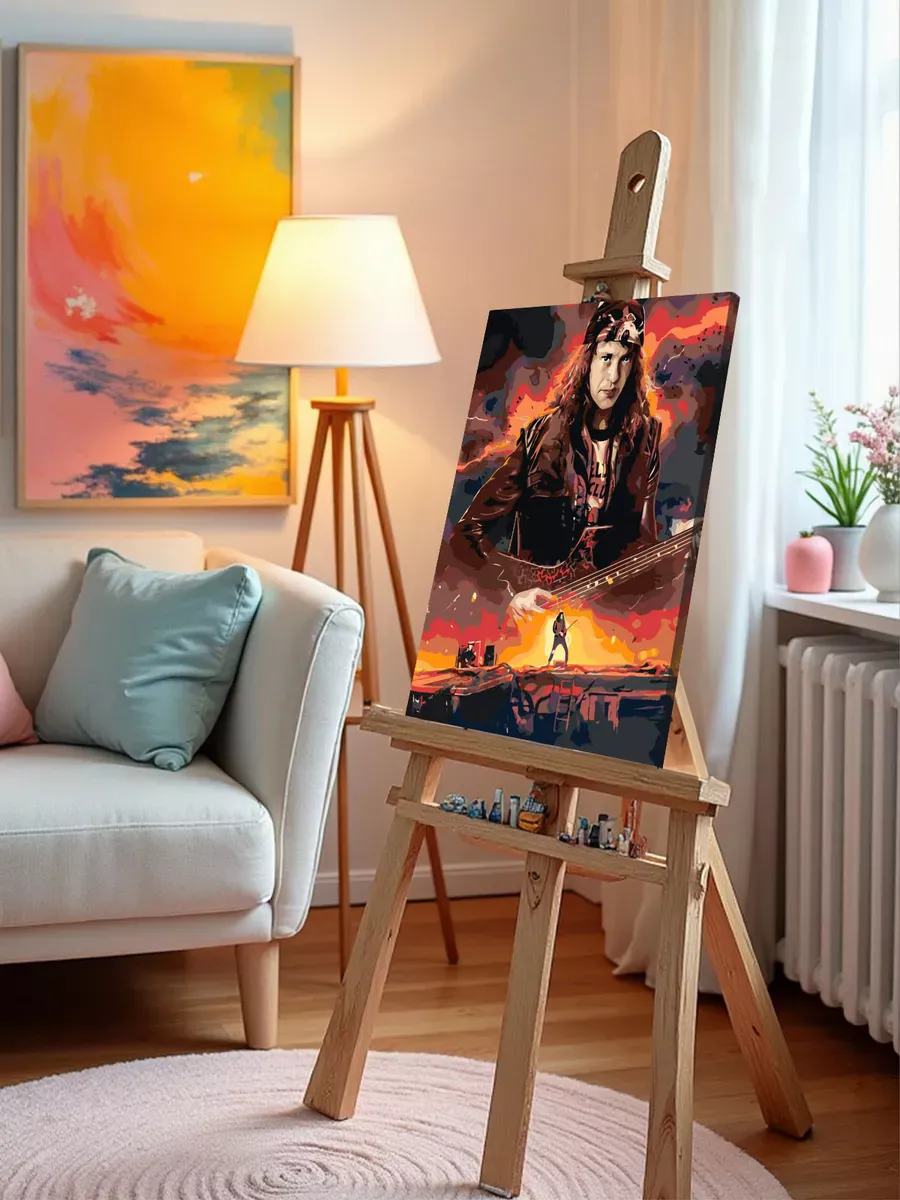 Картина по номерам «Очень странные дела ОСД: Эдди арт, рок» — картинка 10