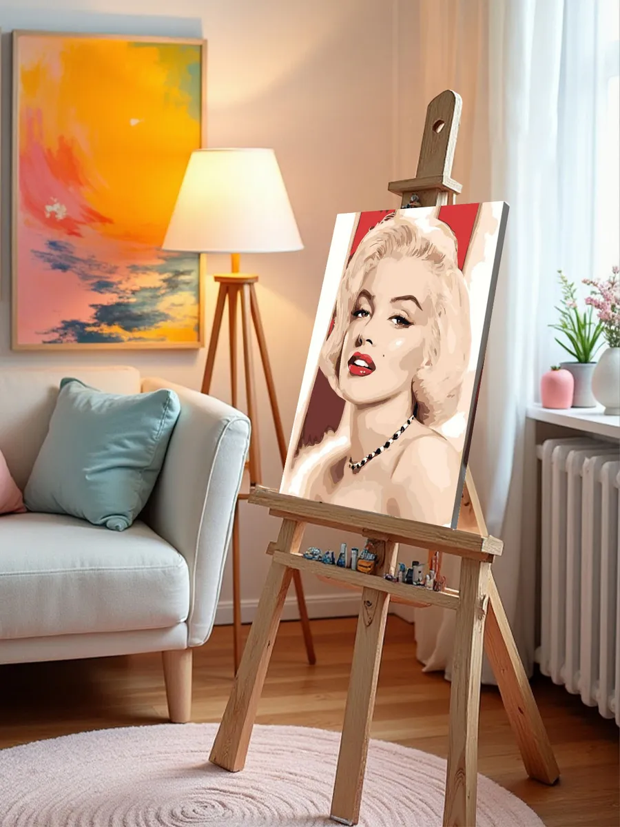 Картина по номерам «Мерлин (Мерилин) Монро: портрет арт» — картинка 9