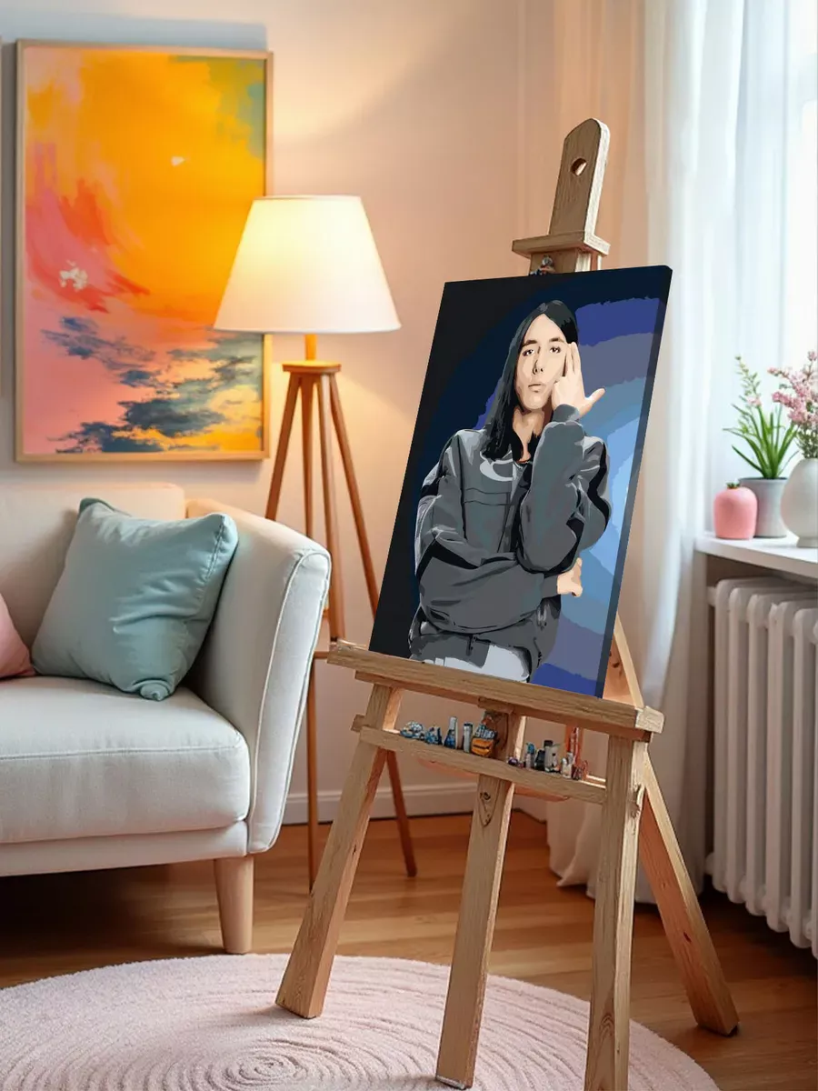 Картина по номерам «Рэпер Heronwater: Арсений портрет» — картинка 10