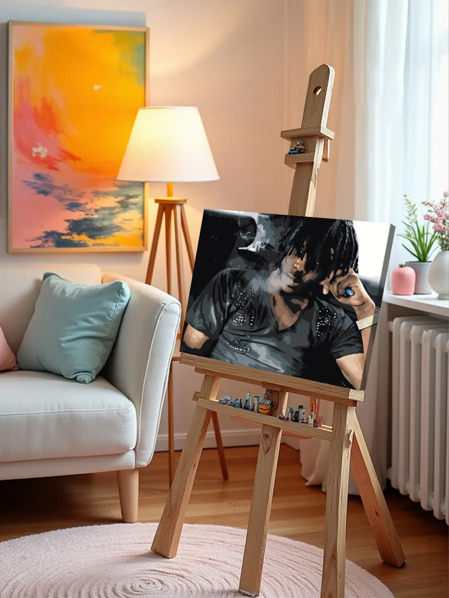 Картина по номерам «Рэпер Чиф Киф Chief Keef в машине» — картинка 10