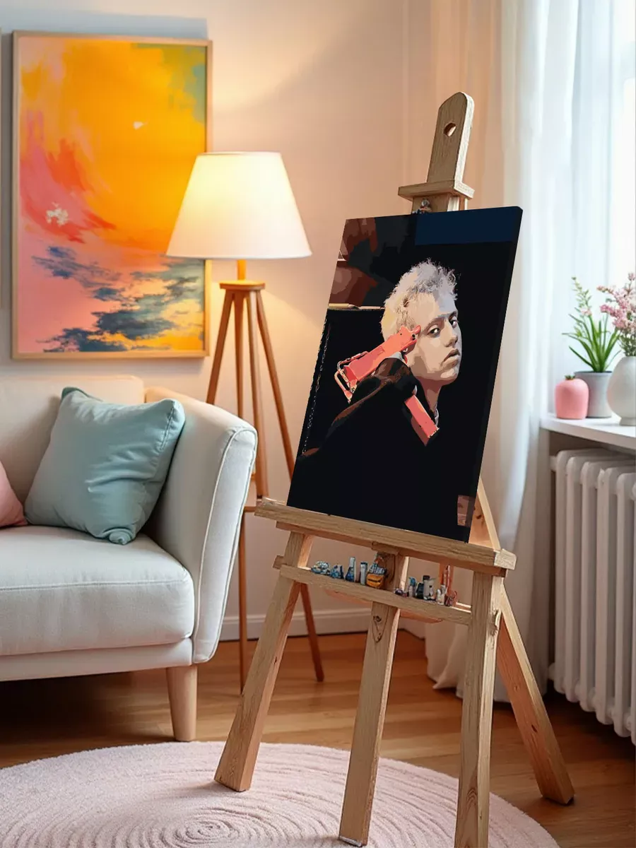 Картина по номерам «Поп-рок музыкант 13 тринадцать карат Саша» — картинка 10