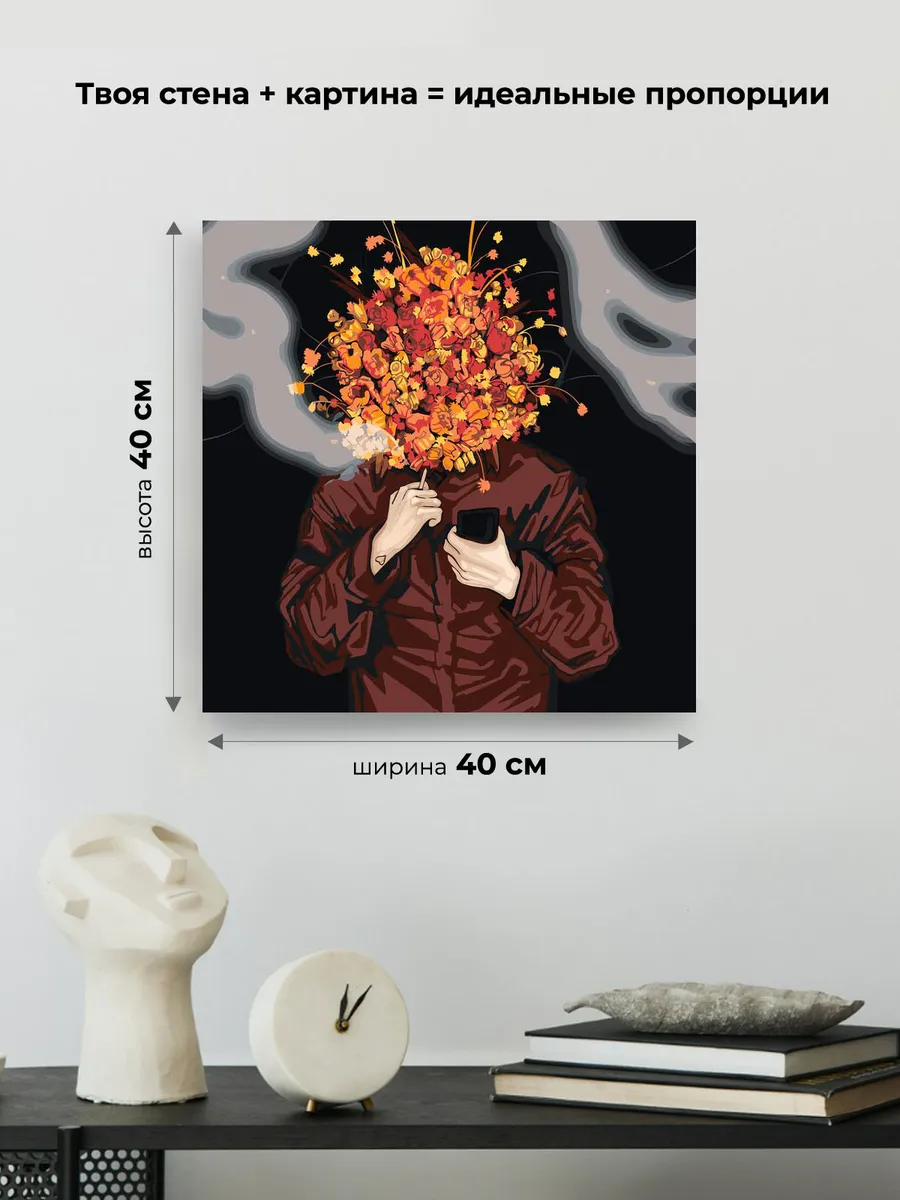 Картина по номерам «Поп-рок музыкант 13 тринадцать карат» — картинка 3