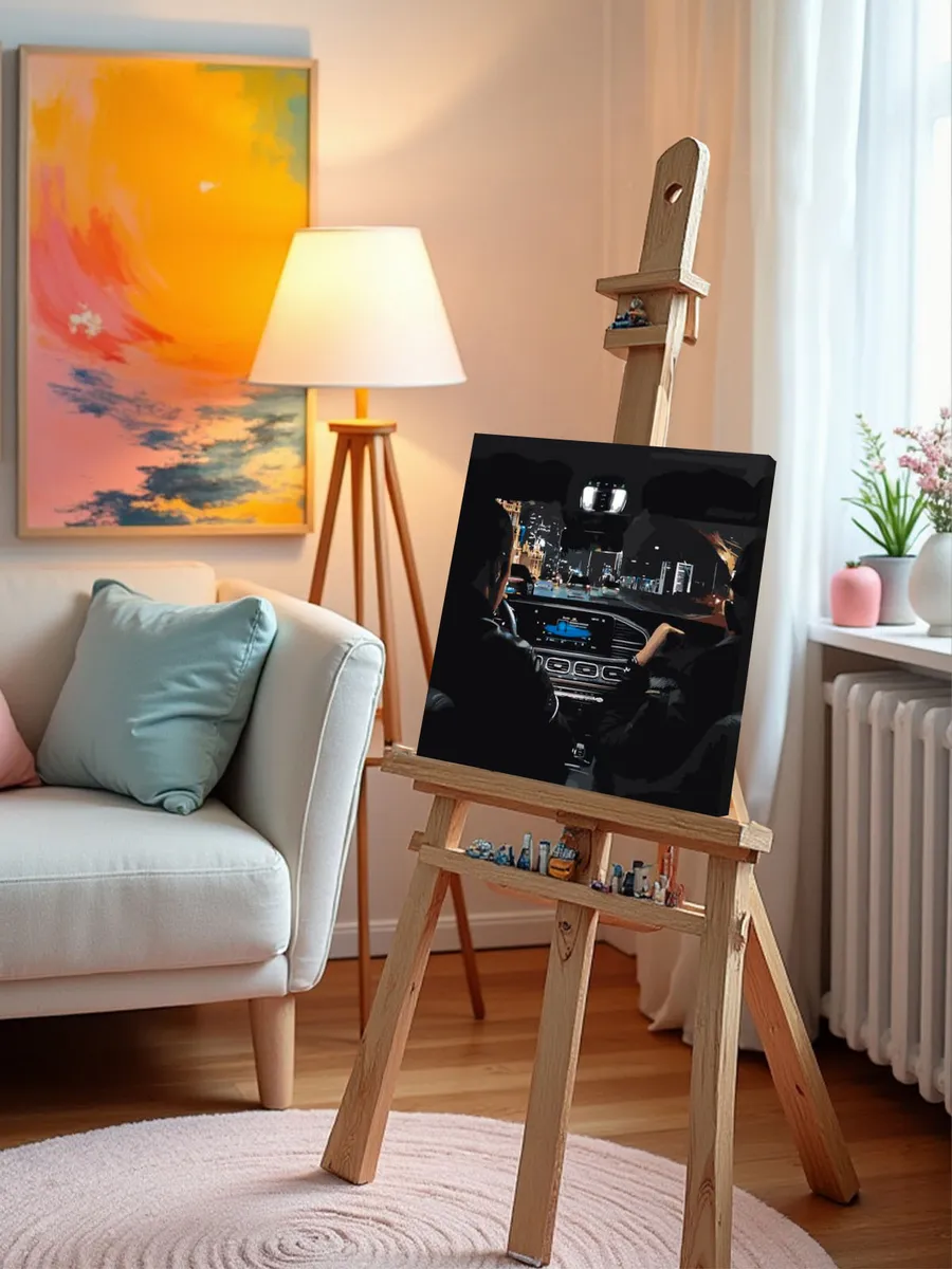 Картина по номерам «Рэпер Макан Macan: Брат обложка, машина» — картинка 10