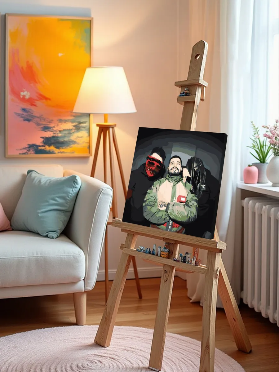 Картина по номерам «Рэпер Паша Техник, Мегамозг: Карфаген» — картинка 10