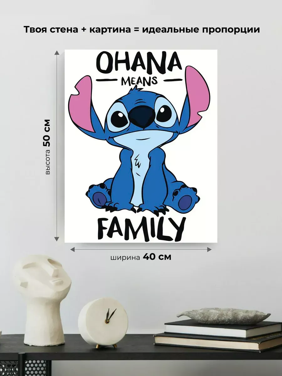 Картина по номерам «Лило и Стич, дисней: Охана значит семья» — картинка 3