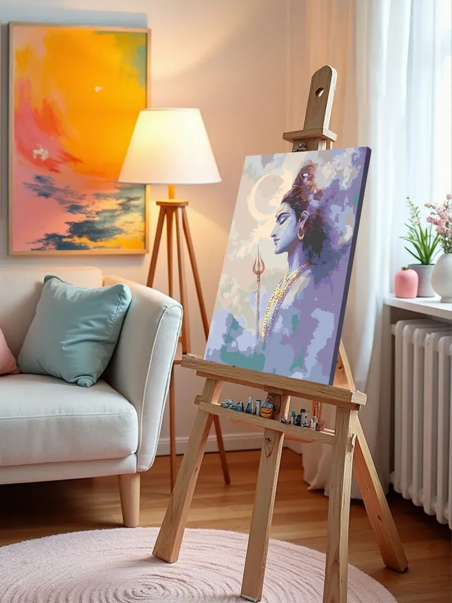 Картина по номерам Чакры йога индуизм бог Кришна — картинка 10