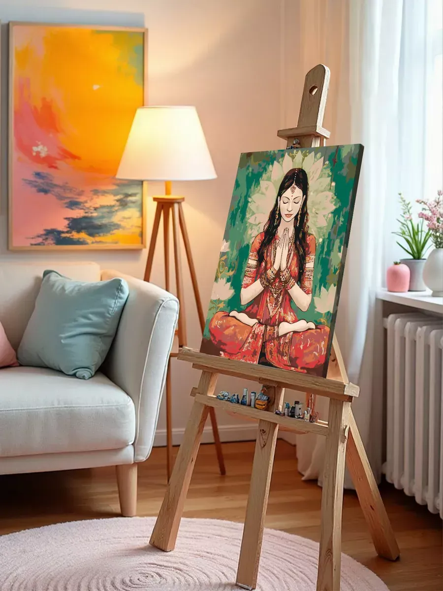 Картина по номерам Чакры йога индуизм арт — картинка 10