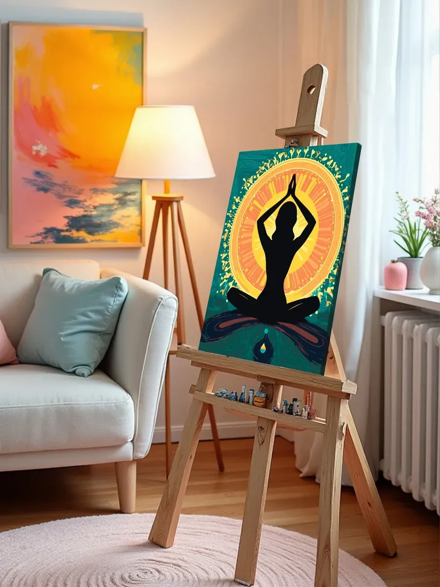 Картина по номерам Чакры йога индуизм и медитация — картинка 10