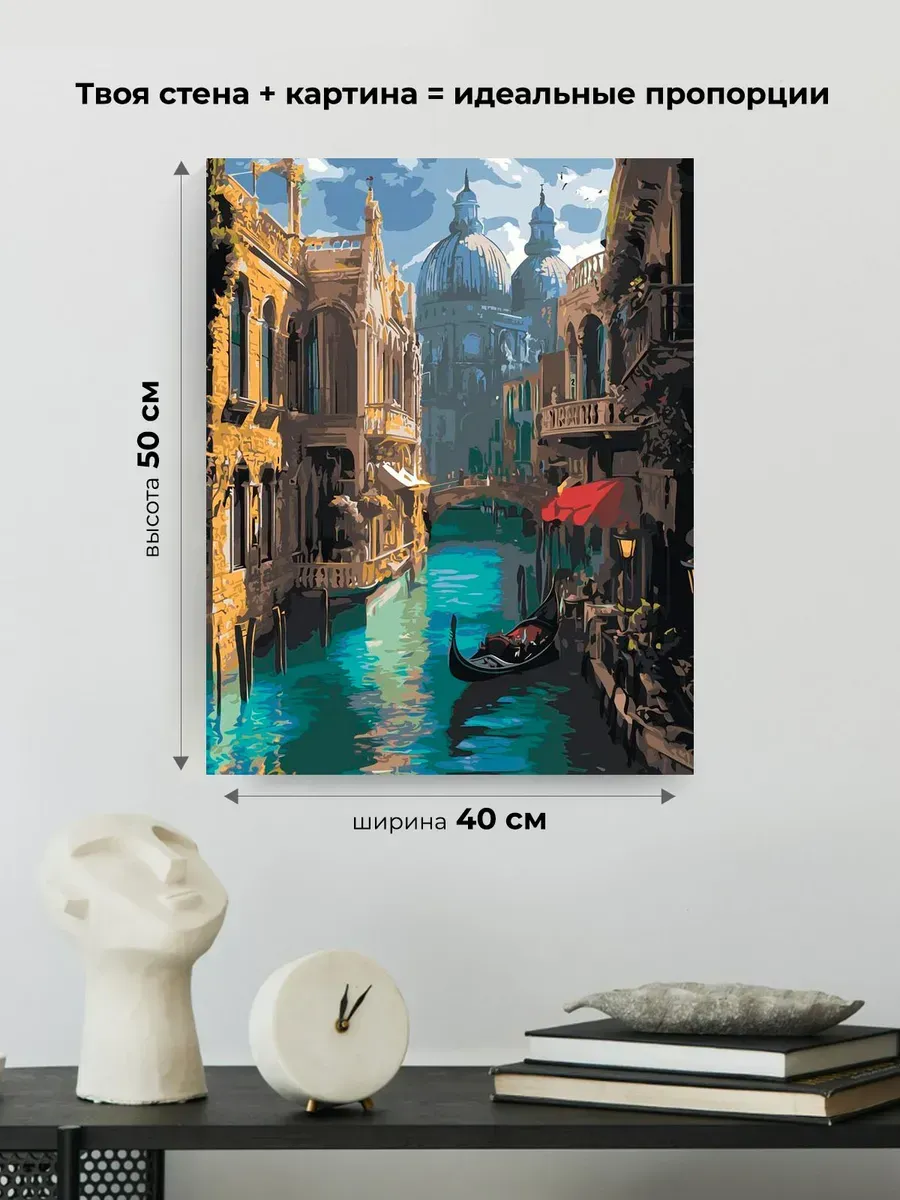 Картина по номерам Пейзаж Венеция Италия сказочный город — картинка 3