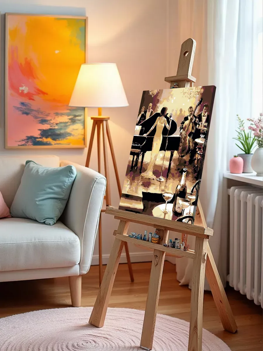 Картина по номерам «Вечер джаза» — картинка 9