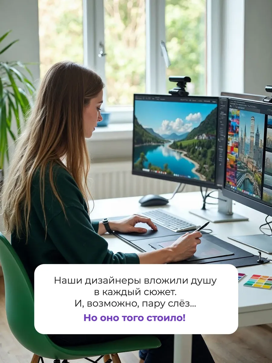 Картина по номерам «Лось у берега» — картинка 8