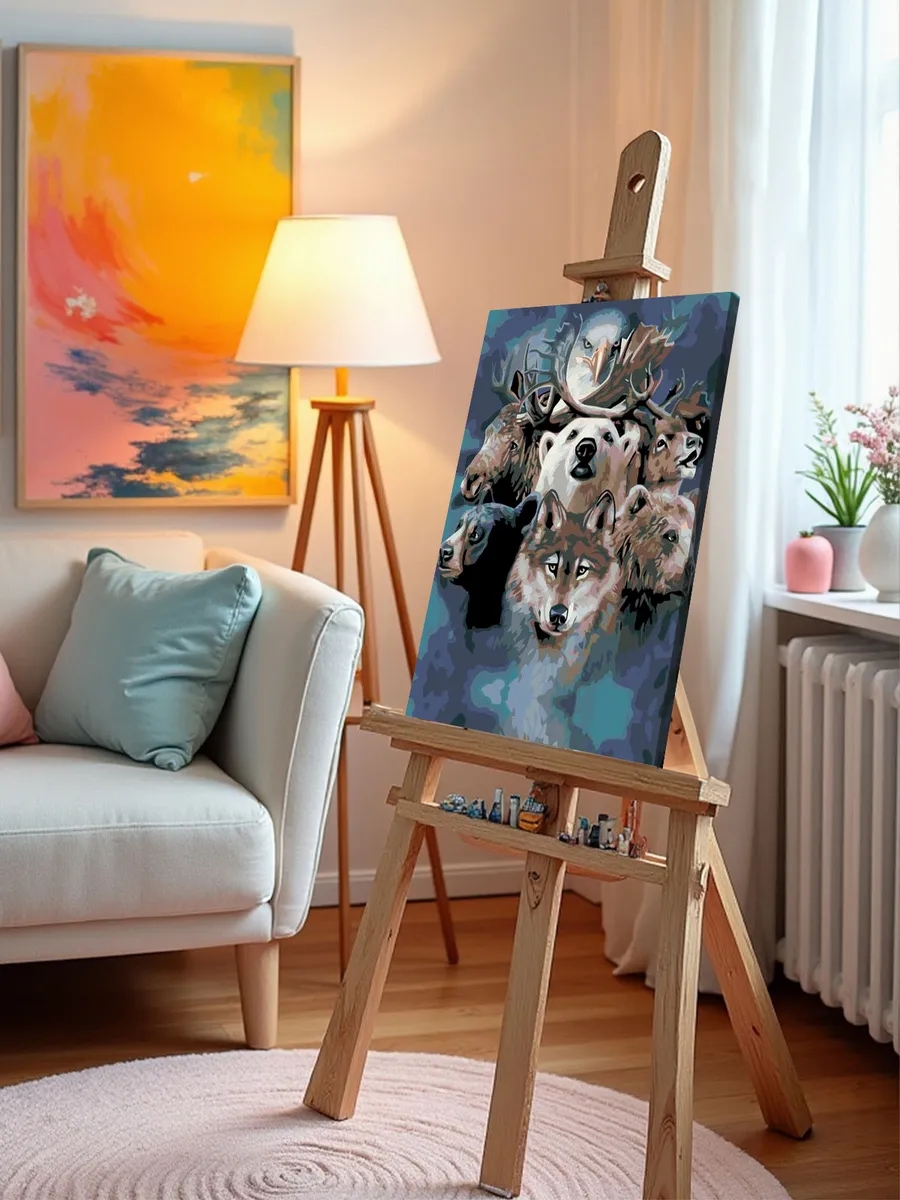 Картина по номерам «Лесная сила» — картинка 10