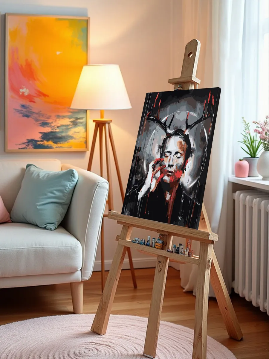 Картина по номерам «Ганнибал Лектер. Мяндаш» — картинка 10