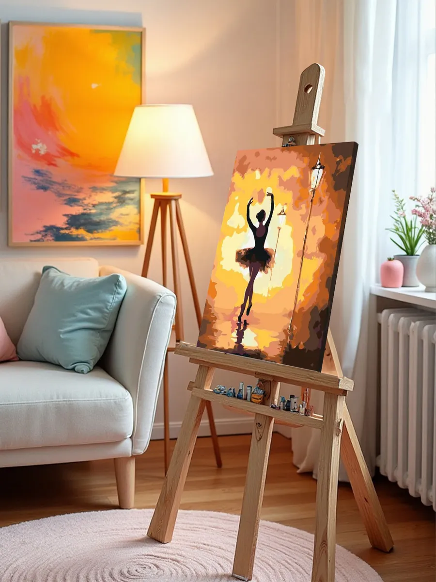 Картина по номерам «Уличная балерина» — картинка 9