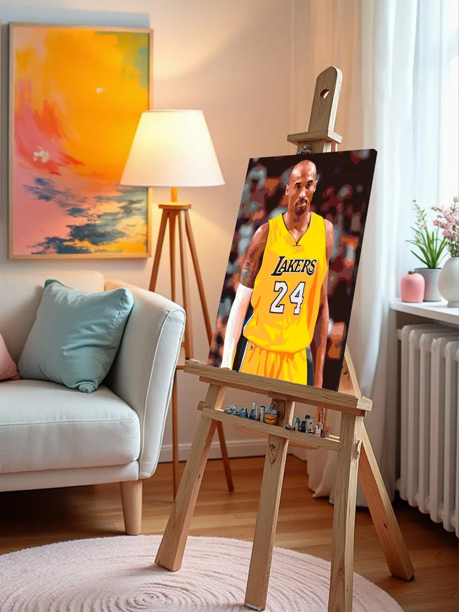 Картина по номерам «Коби Брайант» — картинка 9