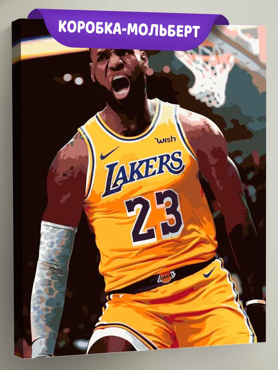Картина по номерам «Леброн Джеймс» Картина по номерам «Леброн Джеймс»