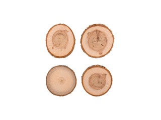 Срез дерева СРЕЗ-01, d 9 см, 4 шт., Blumentag Срез дерева СРЕЗ-01, d 9 см, 4 шт., Blumentag