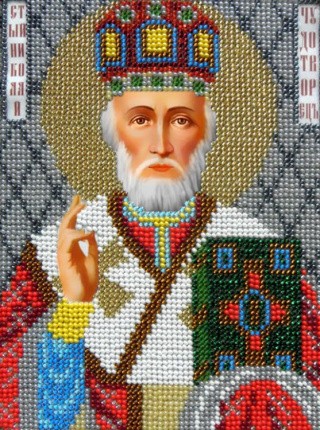 Набор вышивки бисером «Святой Николай Угодник»