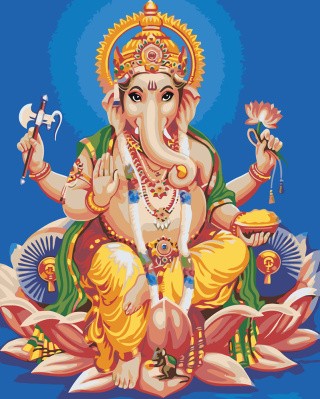 Картина по номерам «Ганеша»