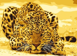 Картина по номерам «Леопард» Картина по номерам «Леопард»