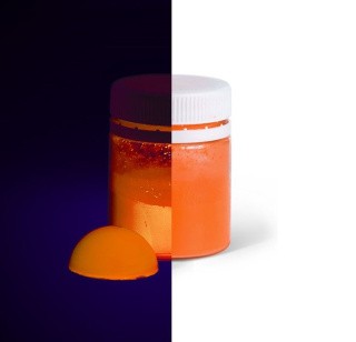 Флуоресцентный пигмент Artline порошковый (оранжевый), 10 гр