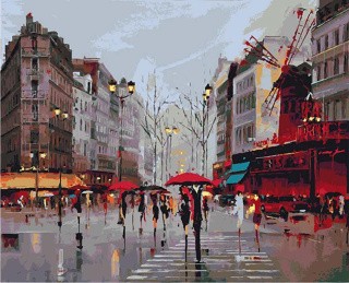 Картина по номерам «Мулен Руж» Картина по номерам «Мулен Руж»