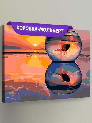Картина по номерам «Рыбка в аквариуме» Картина по номерам «Рыбка в аквариуме»