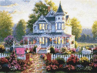 Алмазная вышивка «Летняя усадьба» Алмазная вышивка «Летняя усадьба»