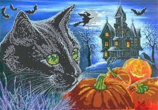 Рисунок на канве «Хеллоуин» Рисунок на канве «Хеллоуин»