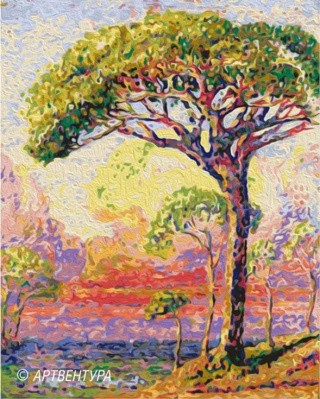 Картина по номерам «Сосна» Картина по номерам «Сосна»