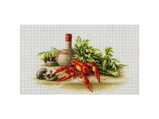 Набор для вышивания «Натюрморт с раками» Набор для вышивания «Натюрморт с раками»