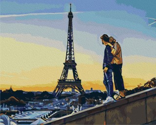 Картина по номерам «Парижская романтика» Картина по номерам «Парижская романтика»