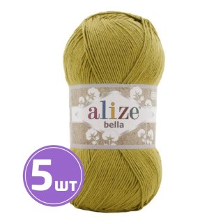 Пряжа ALIZE Bella 100 (593), горчичный, 5 шт. по 100 г Пряжа ALIZE Bella 100 (593), горчичный, 5 шт. по 100 г