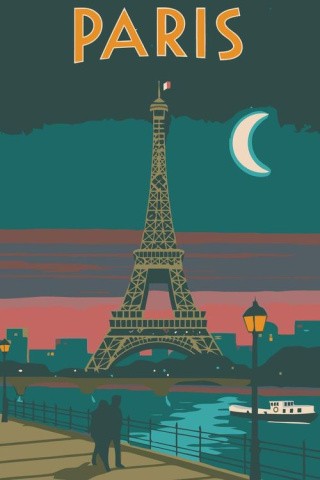 Картина по номерам «Париж-город мечты»
