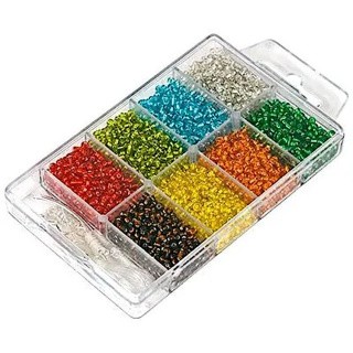 Набор бисера для рукоделия ассорти №2, Zlatka Набор бисера для рукоделия ассорти №2, Zlatka