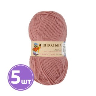 Пряжа Пехорка Школьная (21), брусника, 5 шт. по 50 г Пряжа Пехорка Школьная (21), брусника, 5 шт. по 50 г