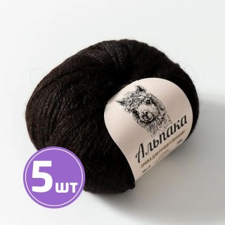 Пряжа Камтекс Альпака (094), брауни, 5 шт. по 50 г Пряжа Камтекс Альпака (094), брауни, 5 шт. по 50 г