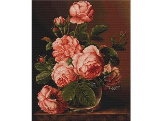Набор для вышивания «Ваза с розами»