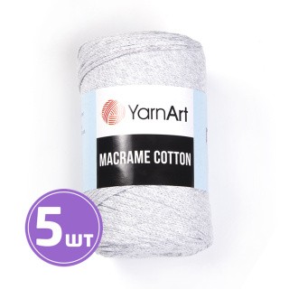 Пряжа YarnArt Macrame Cotton (Макраме Коттон) (756), туман, 5 шт. по 250 г Пряжа YarnArt Macrame Cotton (Макраме Коттон) (756), туман, 5 шт. по 250 г