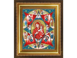 Рисунок на ткани «Неопалимая купина» Рисунок на ткани «Неопалимая купина»