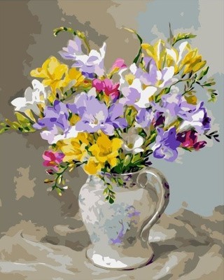 Картина по номерам «Весенний букет» Картина по номерам «Весенний букет»
