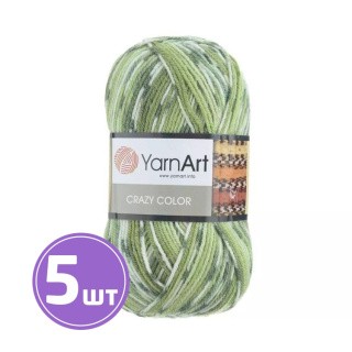 Пряжа YarnArt Crazy Color (115), мультиколор, 5 шт. по 100 г Пряжа YarnArt Crazy Color (115), мультиколор, 5 шт. по 100 г