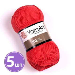 Пряжа YarnArt Ideal (236), коралл, 5 шт. по 50 г