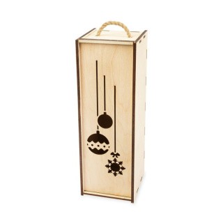 Пенал новогодний Mr. Carving фанера, 34х12х12 см Пенал новогодний Mr. Carving фанера, 34х12х12 см