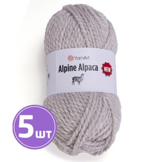 Пряжа YarnArt Alpine Alpaca New (Альпина альпака нью) (1430), светлый натуральный, 5 шт. по 150 г