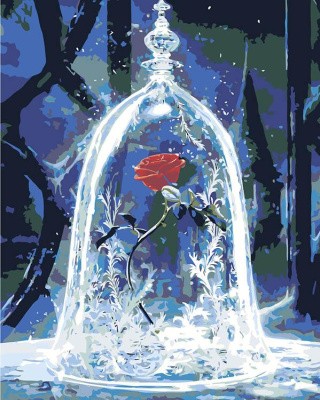 Картина по номерам «Волшебная роза»