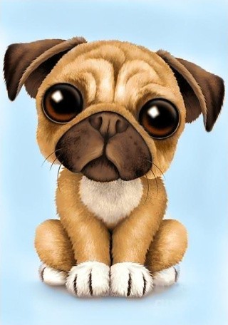 Алмазная вышивка «В ожидании хозяина» Алмазная вышивка «В ожидании хозяина»