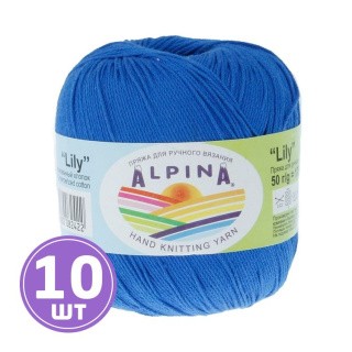 Пряжа Alpina LILY (100), синий, 10 шт. по 50 г Пряжа Alpina LILY (100), синий, 10 шт. по 50 г